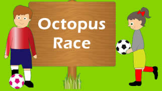 Fantsay octopus race soccer training