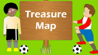Teamwork, find the treasure map