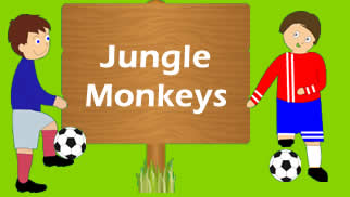 Goalshots with the jungle monkeys